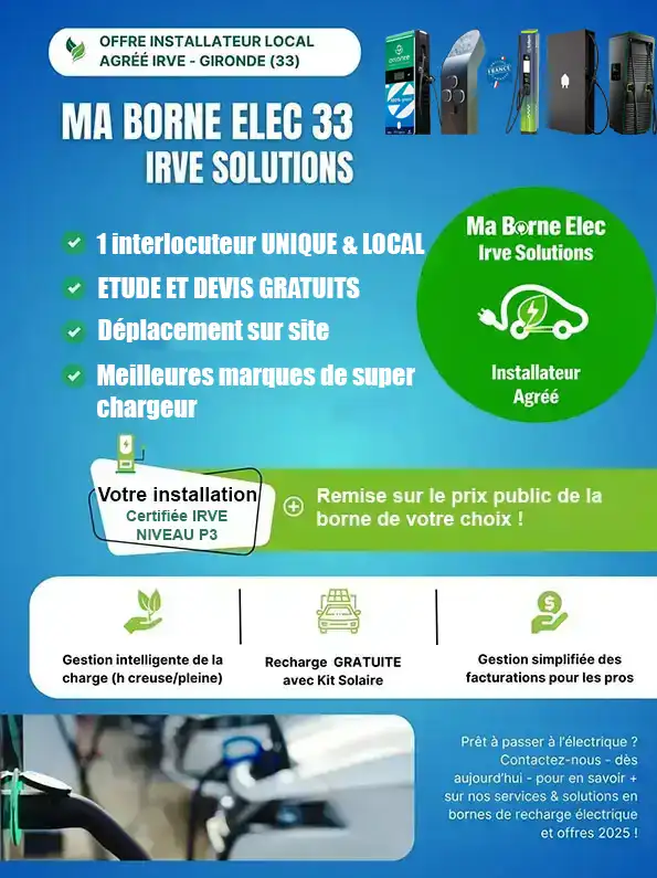 2026 meilleure offre installation clé en main borne de recharge pour voiture électrique à Bordeaux et toute la Gironde avec Ma Borne Elec